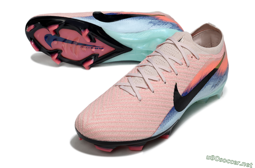 Unisex Nike Air Zoom Mercurial Vapor 16 Elite FG Football Boots - Pink/Black/Jade 3
