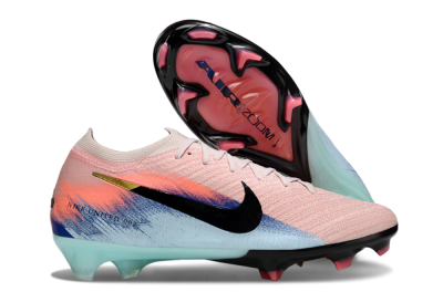 Unisex Nike Air Zoom Mercurial Vapor 16 Elite FG Football Boots - Pink/Black/Jade