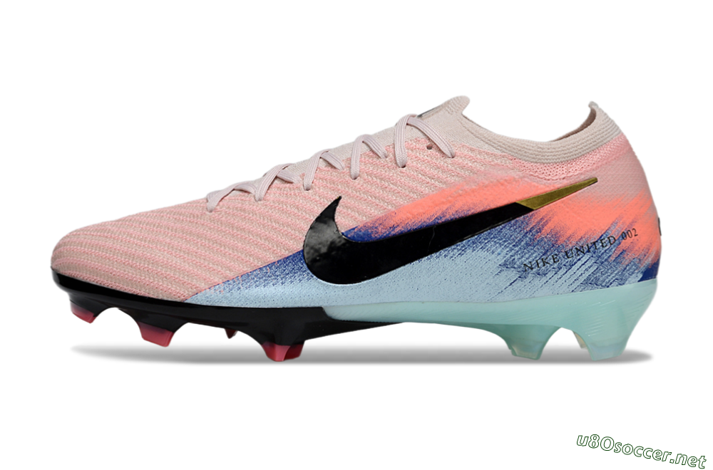 Unisex Nike Air Zoom Mercurial Vapor 16 Elite FG Football Boots - Pink/Black/Jade 0