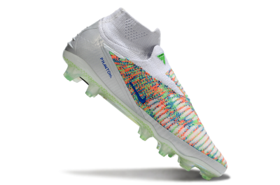 Unisex Nike Phantom 6 Elite FG Football Boots - White/Red/Yellow