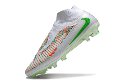 Unisex Nike Phantom 6 Elite FG Football Boots - White/Red/Yellow