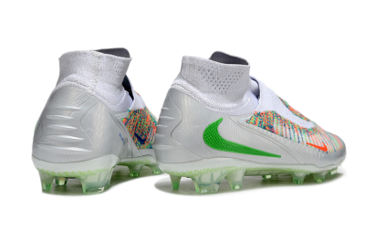 Unisex Nike Phantom 6 Elite FG Football Boots - White/Red/Yellow