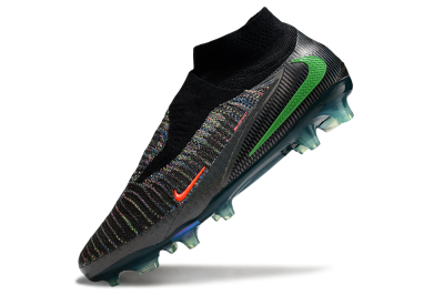 Unisex Nike Phantom 6 Elite FG Football Boots - Black/Yellow/Red