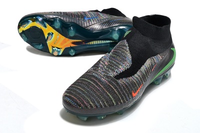 Unisex Nike Phantom 6 Elite FG Football Boots - Black/Yellow/Red