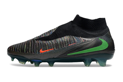Unisex Nike Phantom 6 Elite FG Football Boots - Black/Yellow/Red