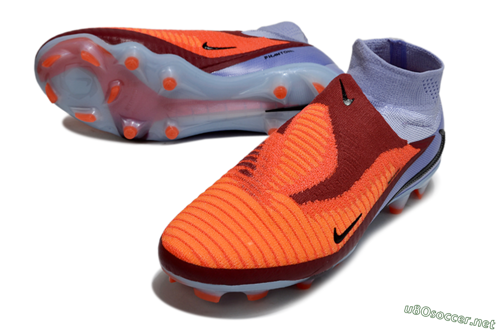Unisex Nike Phantom 6 Elite FG Football Boots - Red/Blue/Black 3