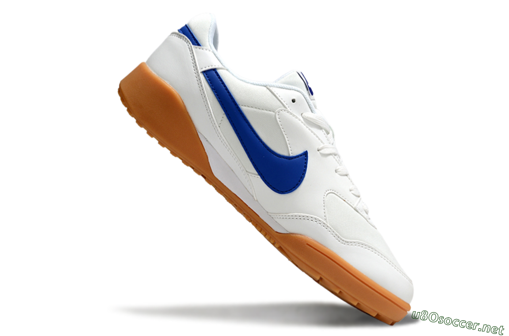 Unisex Nike Terra Manta TF Football Shoes - White/Blue/Brown 4