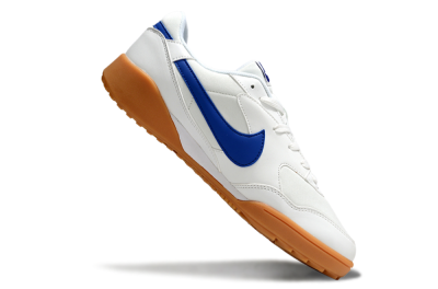 Unisex Nike Terra Manta TF Football Shoes - White/Blue/Brown