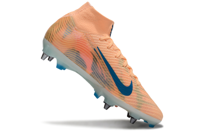 Men's Nike Air Zoom Mercurial Superfly 10 Elite SG Football Boots - Pink/Blue/Whtie