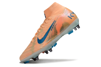 Men's Nike Air Zoom Mercurial Superfly 10 Elite SG Football Boots - Pink/Blue/Whtie