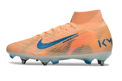 Men's Nike Air Zoom Mercurial Superfly 10 Elite SG Football Boots - Pink/Blue/Whtie