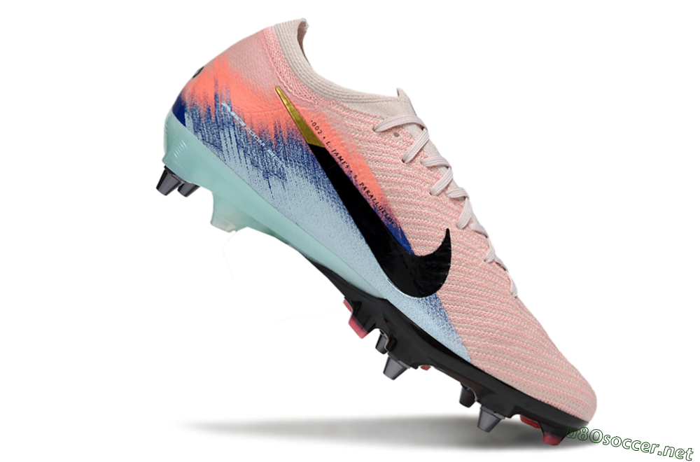 Unisex Nike Air Zoom Mercurial Vapor 16 Elite SG Football Boots - Pink/Black/Jade 4
