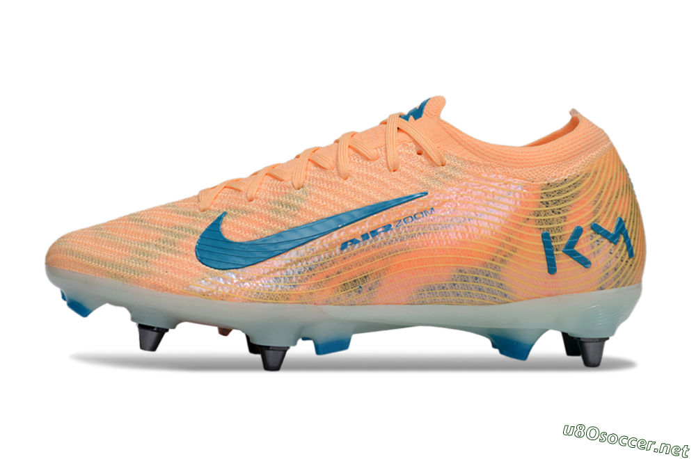 Men's Nike Air Zoom Mercurial Vapor 16 Elite SG Football Boots - Pink/Blue/Yellow 2