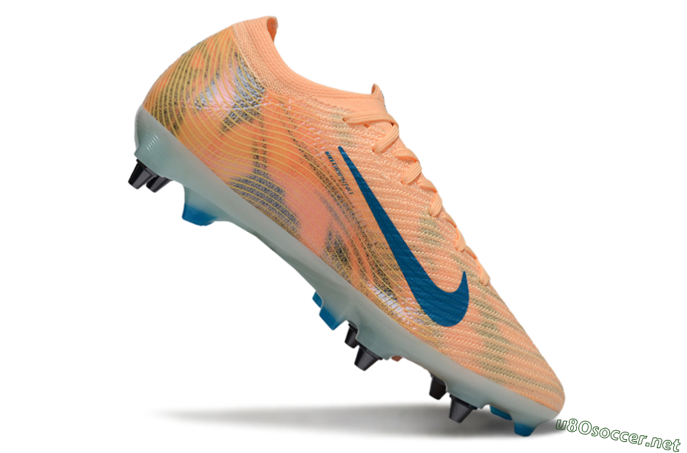 Men's Nike Air Zoom Mercurial Vapor 16 Elite SG Football Boots - Pink/Blue/Yellow 3
