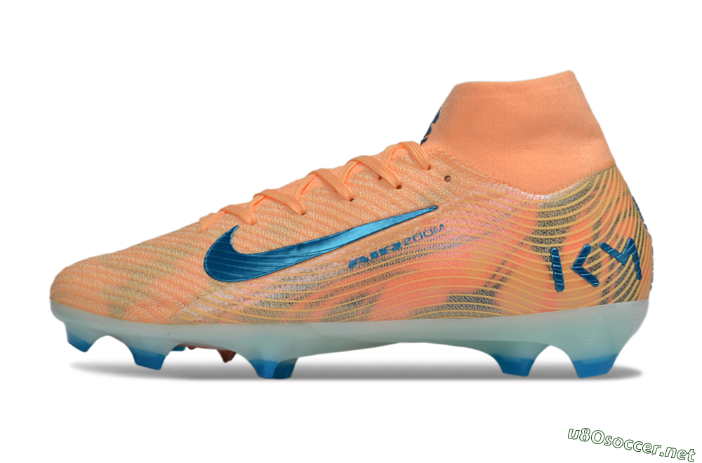 Unisex Nike Air Zoom Mercurial Superfly 10 Elite FG Football Boots - Pink/Blue/Whtie 0