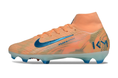 Unisex Nike Air Zoom Mercurial Superfly 10 Elite FG Football Boots - Pink/Blue/Whtie