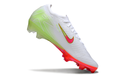Unisex Nike Air Zoom Mercurial Vapor 16 Elite FG Football Boots - White/Pink/Yellow