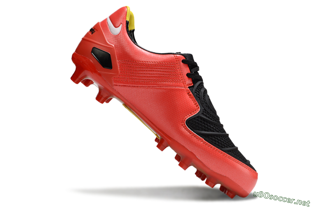 Men's Nike Air Zoom Total 90 Laser FG Football Boots - Red/White/Black 4
