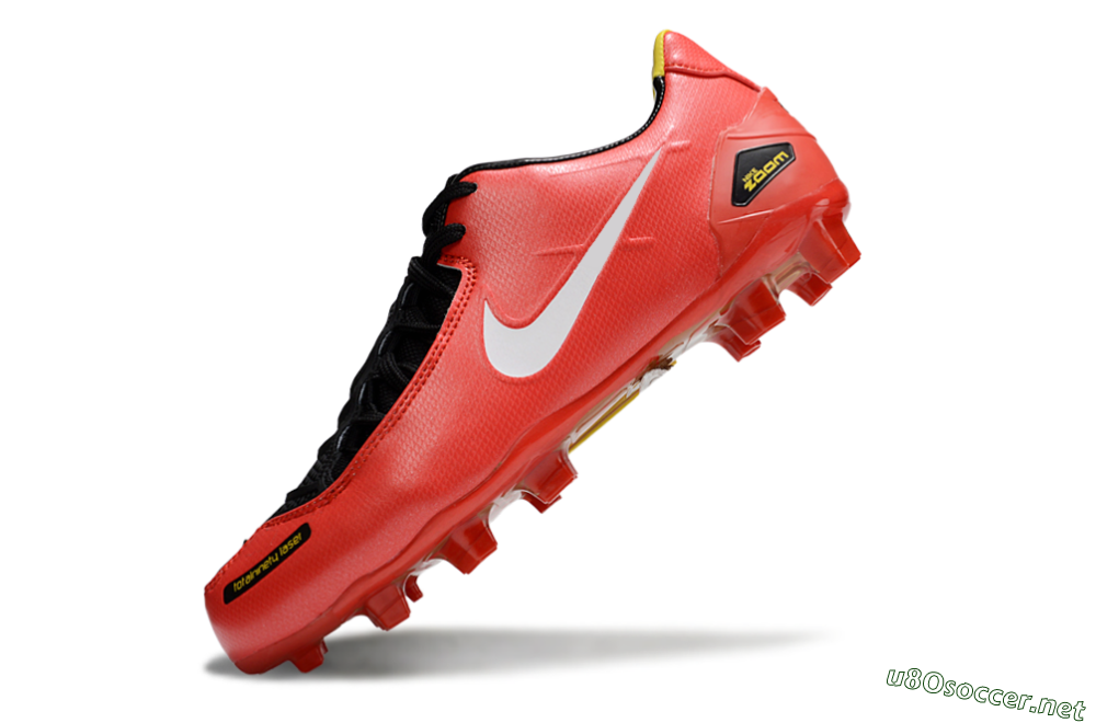 Men's Nike Air Zoom Total 90 Laser FG Football Boots - Red/White/Black 5