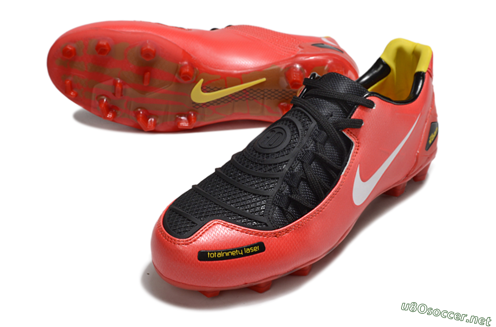 Men's Nike Air Zoom Total 90 Laser FG Football Boots - Red/White/Black 3