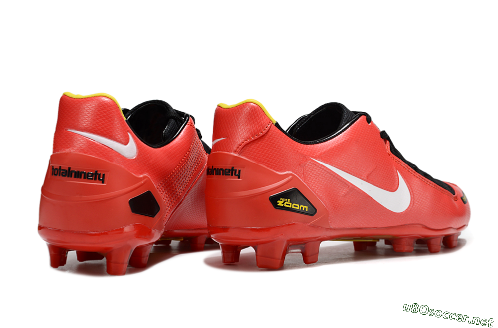 Men's Nike Air Zoom Total 90 Laser FG Football Boots - Red/White/Black 6