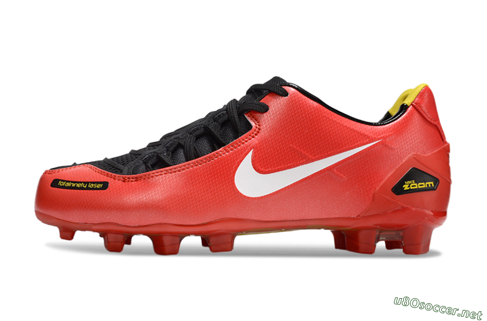 Men's Nike Air Zoom Total 90 Laser FG Football Boots - Red/White/Black 0