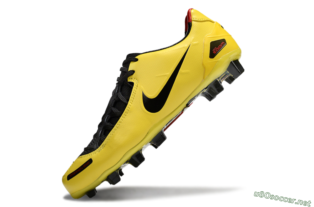 Men's Nike Air Zoom Total 90 Laser FG Football Boots - Yellow/Black/Red 5