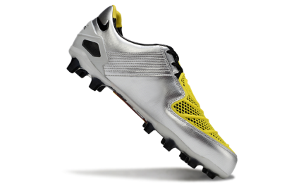 Men's Nike Air Zoom Total 90 Laser FG Football Boots - Silver/Black/Yellow