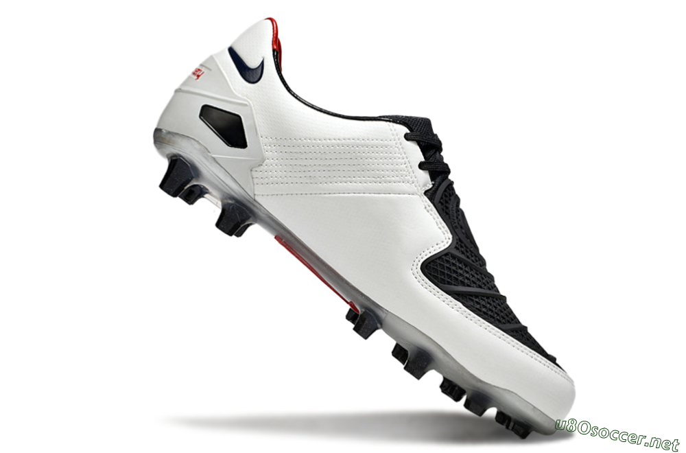 Men's Nike Air Zoom Total 90 Laser FG Football Boots - White/Black/Red 4