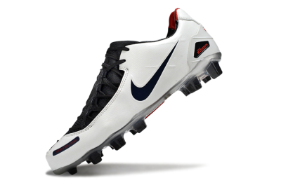 Men's Nike Air Zoom Total 90 Laser FG Football Boots - White/Black/Red
