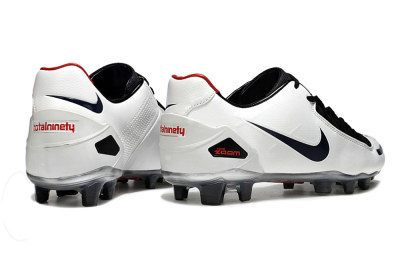 Men's Nike Air Zoom Total 90 Laser FG Football Boots - White/Black/Red