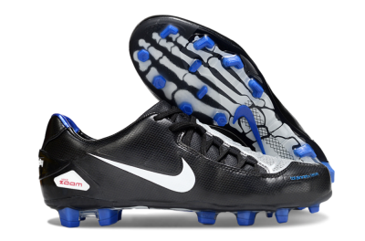 Men's Nike Air Zoom Total 90 Laser FG Football Boots - Black/White/Blue