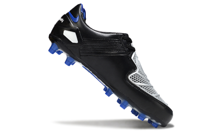 Men's Nike Air Zoom Total 90 Laser FG Football Boots - Black/White/Blue