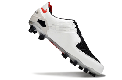 Men's Nike Air Zoom Total 90 III FG Football Boots - White/Red/Black