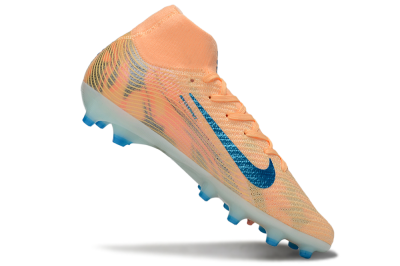 Unisex Nike Air Zoom Mercurial Superfly 10 Elite AG Football Boots - Pink/Blue/Whtie