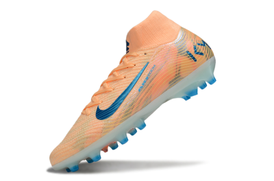 Unisex Nike Air Zoom Mercurial Superfly 10 Elite AG Football Boots - Pink/Blue/Whtie
