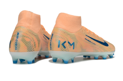 Unisex Nike Air Zoom Mercurial Superfly 10 Elite AG Football Boots - Pink/Blue/Whtie