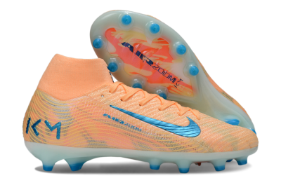Unisex Nike Air Zoom Mercurial Superfly 10 Elite AG Football Boots - Pink/Blue/Whtie