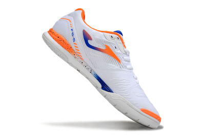 Men's Joma Top Flex IC Football Shoes - White/Blue/Red