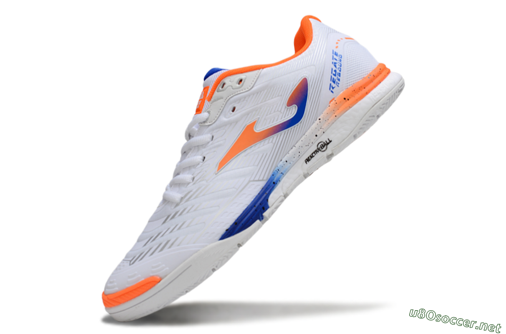 Men's Joma Top Flex IC Football Shoes - White/Blue/Red 5