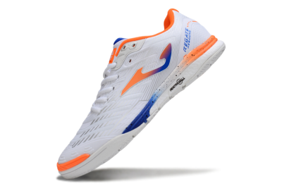 Men's Joma Top Flex IC Football Shoes - White/Blue/Red