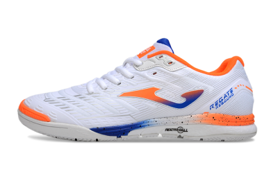 Men's Joma Top Flex IC Football Shoes - White/Blue/Red
