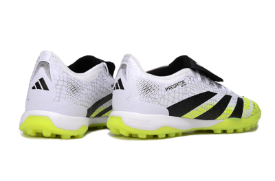 Men's Adidas Predator League Foldover Tongue TF Football Shoes - White/Black/Yellow