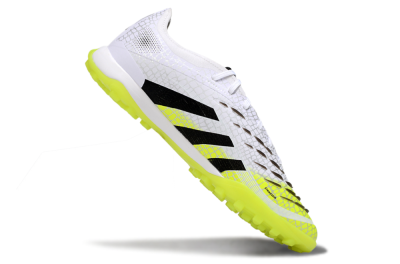 Men's Adidas Predator 25 Elite TF Football Shoes - White/Black/Yellow