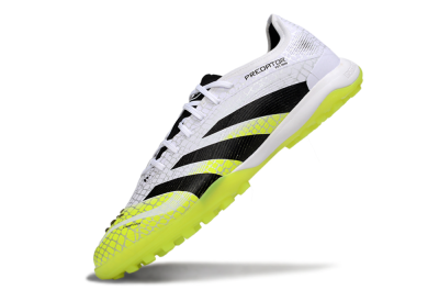 Men's Adidas Predator 25 Elite TF Football Shoes - White/Black/Yellow