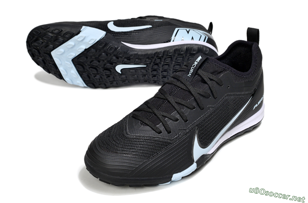 Unisex Nike Air Zoom Mercurial Vapor 16 Pro TF Football Shoes - Black/Jade/White 3