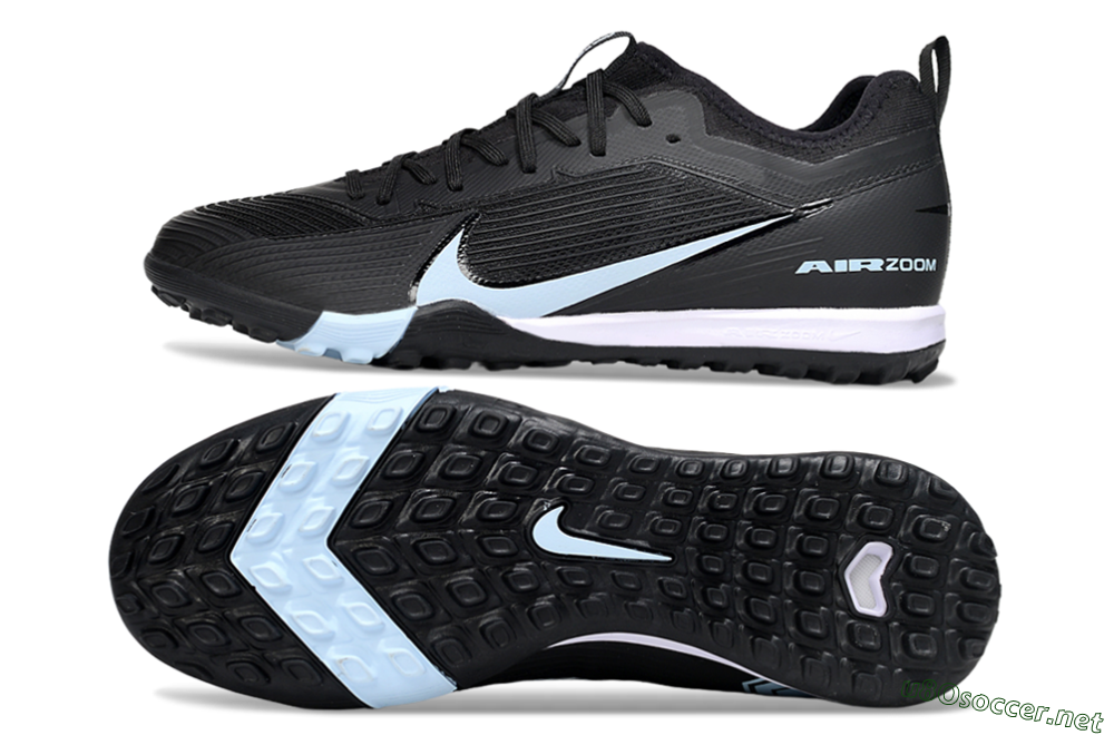 Unisex Nike Air Zoom Mercurial Vapor 16 Pro TF Football Shoes - Black/Jade/White 1