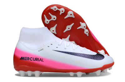 Men's Nike Air Zoom Mercurial Superfly 10 Academy AG Football Boots - White/Black/Pink