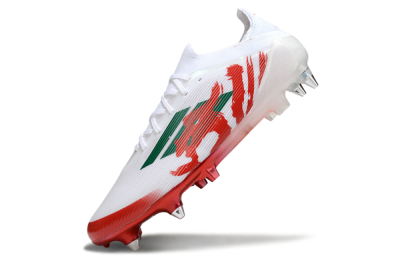 Men's Adidas F50 Elite SG Football Boots - White/Green/Red