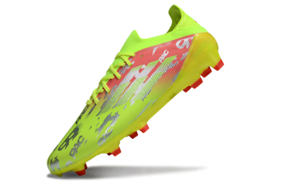 Unisex Adidas F50 Elite FG Football Boots - Yellow/Silver/Red